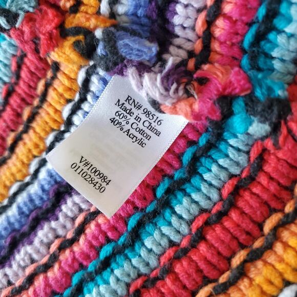 Coldwater Creek Sweater Womens 3X Multicolor Zip Front Knit Cardigan Long Sleeve - Picture 5 of 10